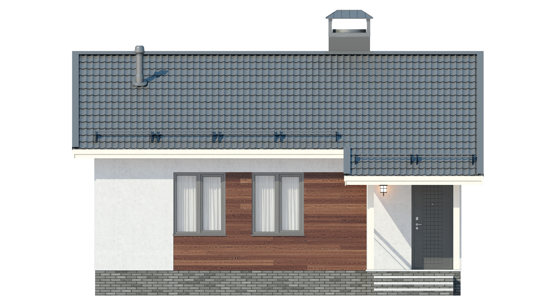 Одноэтажный дом А19026