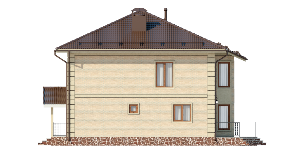 Двухэтажный дуплекс с террасой А19027